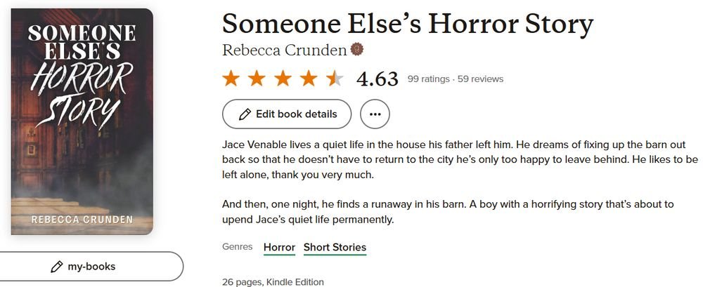 FINALLY AT ✨ 99 ratings/59 reviews ✨ on Goodreads AHHHHHHH

if anyone's been sitting on a review for this little short story of mine, today would be the perfect day to post it, just saying (even if you hated it hehe). 👀👀👀👀