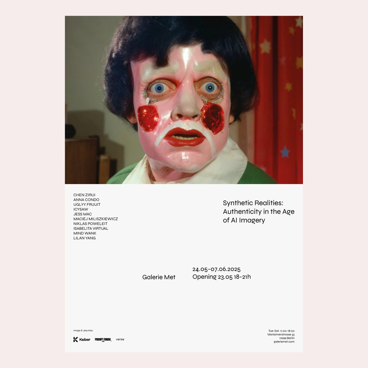 Jess Mac (@jessmacai) on Twitter photo WERK.
"Elections" at <a href="/GalerieMet/">Galerie Met</a> with <a href="/PromptForum/">Prompt Forum</a>
and <a href="/mind_wank/">Mind Wank</a> <a href="/a1111ac011d0/">Anna Condo</a> <a href="/MMiliszkiewicz/">Maciej Miliszkiewicz</a> and more. 💯🔥 WERK.
"Elections" at <a href="/GalerieMet/">Galerie Met</a> with <a href="/PromptForum/">Prompt Forum</a>
and <a href="/mind_wank/">Mind Wank</a> <a href="/a1111ac011d0/">Anna Condo</a> <a href="/MMiliszkiewicz/">Maciej Miliszkiewicz</a> and more. 💯🔥
