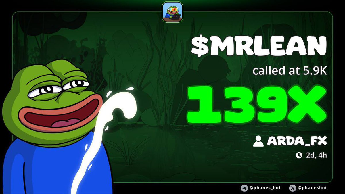 jesse_0466's tweet image. @koningarda and i just cooked $MrLean to 1 million market cap
Gave the CA to the community at 5.9k (x139)
Dont fade us..