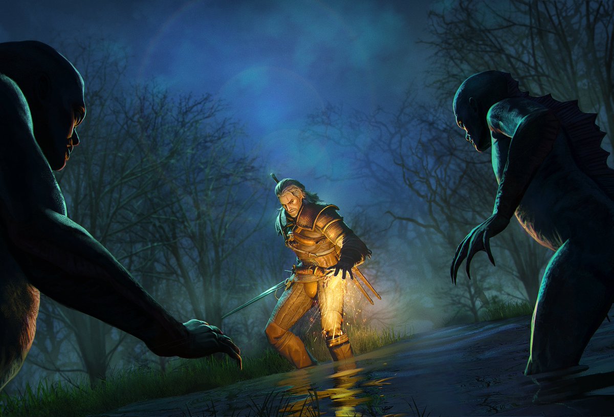 Happy birthday 10th, The Witcher 3!❤️‍🔥
Wanted to draw something epic with Wild Hunt, but swamps with drowners have a speacial place in my heart

#TheWitcher #10YearsofTheWitcher3