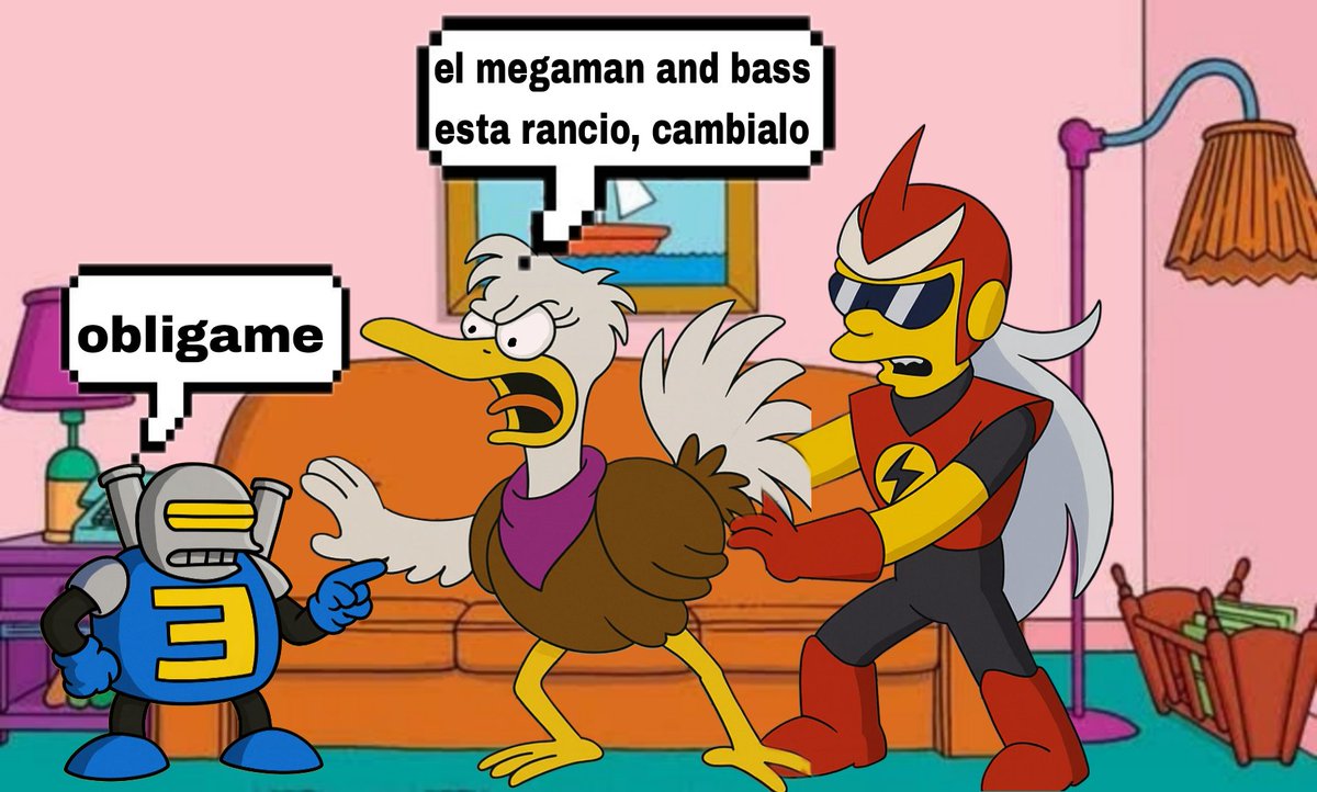 Me gusto este edit tube que pedir las imágenes por separado porque la IA no le atinaba, jajaja, puedo entender que para algunos el juego sea infancia o nostalgia, pero no quita que esta mal hecho 8v #metalslug #megaman #simpson #edit #funny #Meme