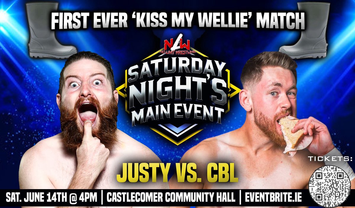 No Limit Wrestling: Castlecomer

Date: 14 jun • 16:00

Location: Kilkenny Street Castlecomer, R95 PC44 Castlecomer

eventbrite.com/e/no-limit-wre…