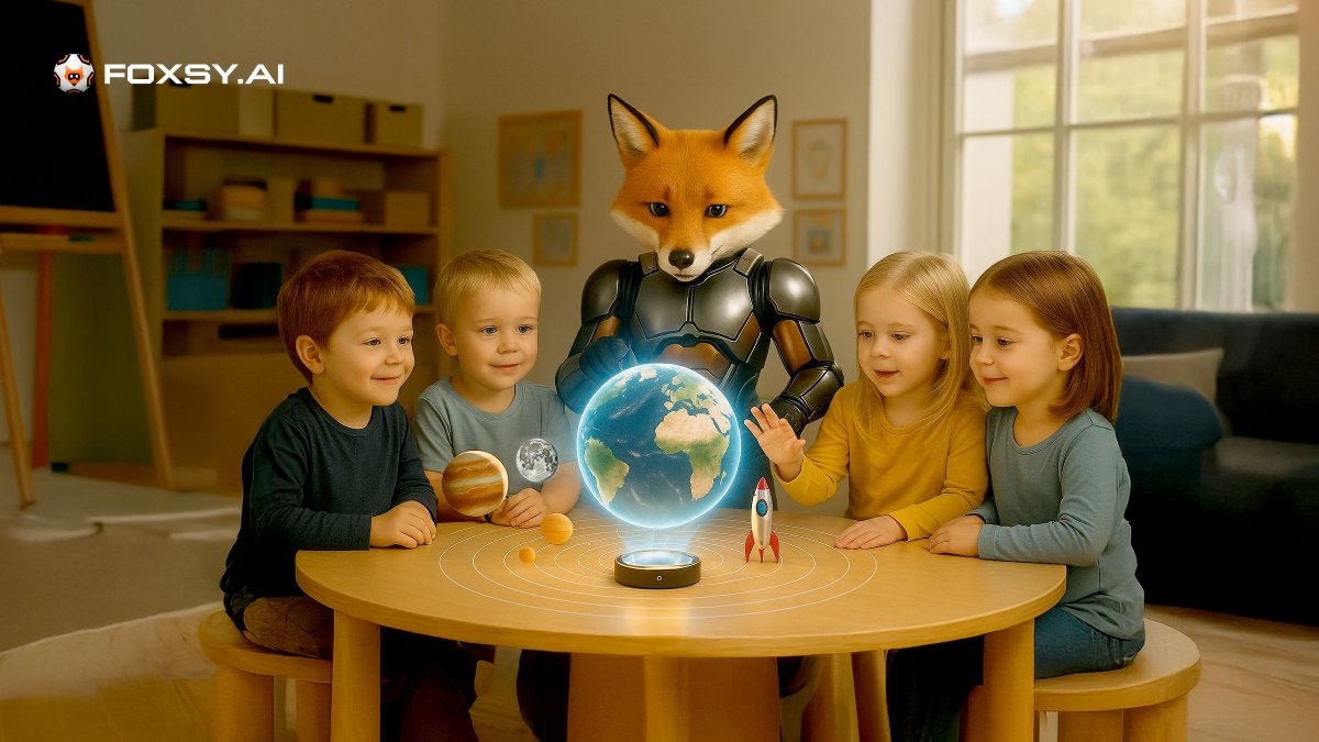 foxsy_ai's tweet image. 🧒 Kindergarten Chaos? FOXSY’s Got It.

Hello #Foxfrens 💙 🦊 💙 

Our humanoid robots can help teach, mediate, and even dance with toddlers.
Real-time learning, real-time adorableness.

@PulsarMvX send 500 FOXSY to 100 reactions 

#FOXSYinEdu #RobotsInClass…