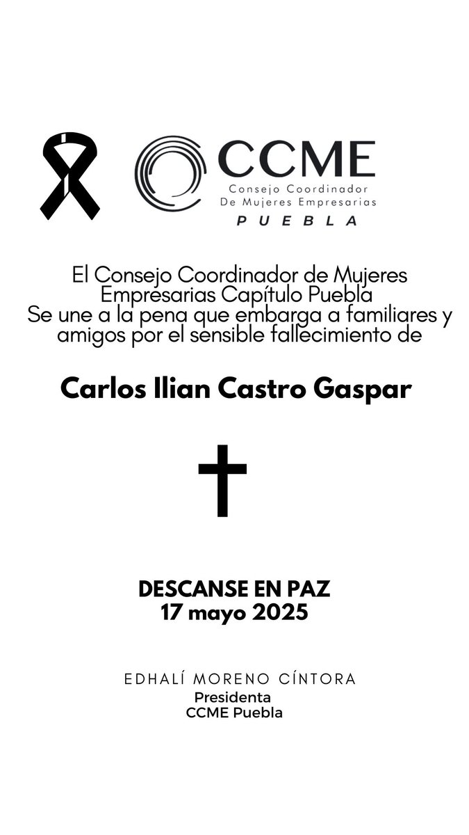 Nuestro más sincero pésame <a href="/Carolin45283470/">Carolina Gaspar Ramirez</a> <a href="/SoyPavelGaspar/">Pavel Gaspar Ramirez</a>