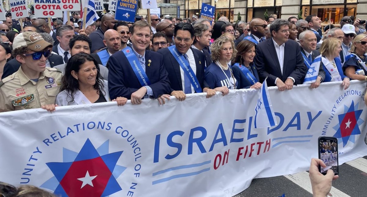 Since 1964, the Israel Day Parade on 5th Avenue has celebrated Israel’s founding as a Jewish and democratic state.

I was proud to join many hostage families and march with my fellow elected officials in support of the critical American-Israel relationship, which must remain