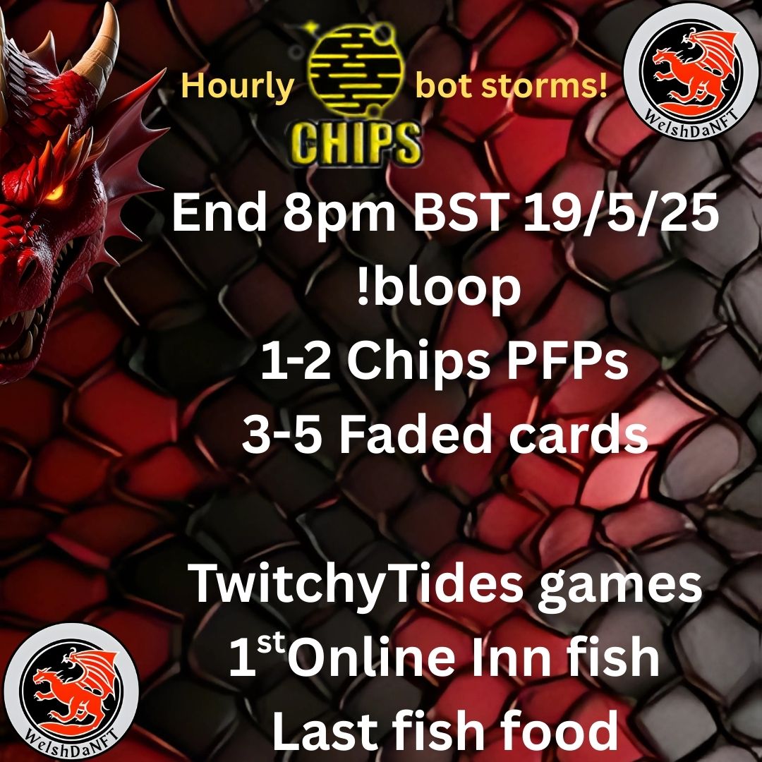 Yo <a href="/WAX_io/">WAX</a> fam!

Join us for some overnight <a href="/TwitchyTides/">Twitchy Tides</a> and <a href="/MarblesOnStream/">Marbles on Stream</a>!

Hourly Crypto rains thanks to <a href="/OOC_nfts/">Emanuele Agostino</a> and the amazing Chips bot!

Multiple Watch2Earn and Chat2Earn bots running!  twitch.tv/welshdanft Check out our proposed rewards;

blockchainstreamteam.my.canva.site/the-24-7-stream