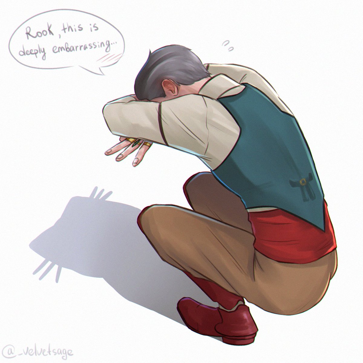 Shadow cat Emmrich🐱💚
#EmmrichVolkarin #DragonAge