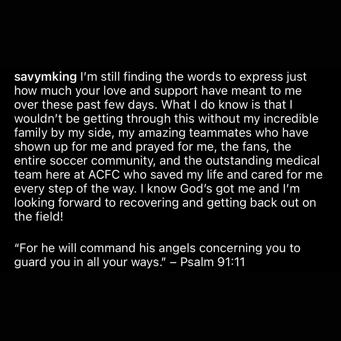 We’re with you, Savy 🫶

(Repost via Savy King)