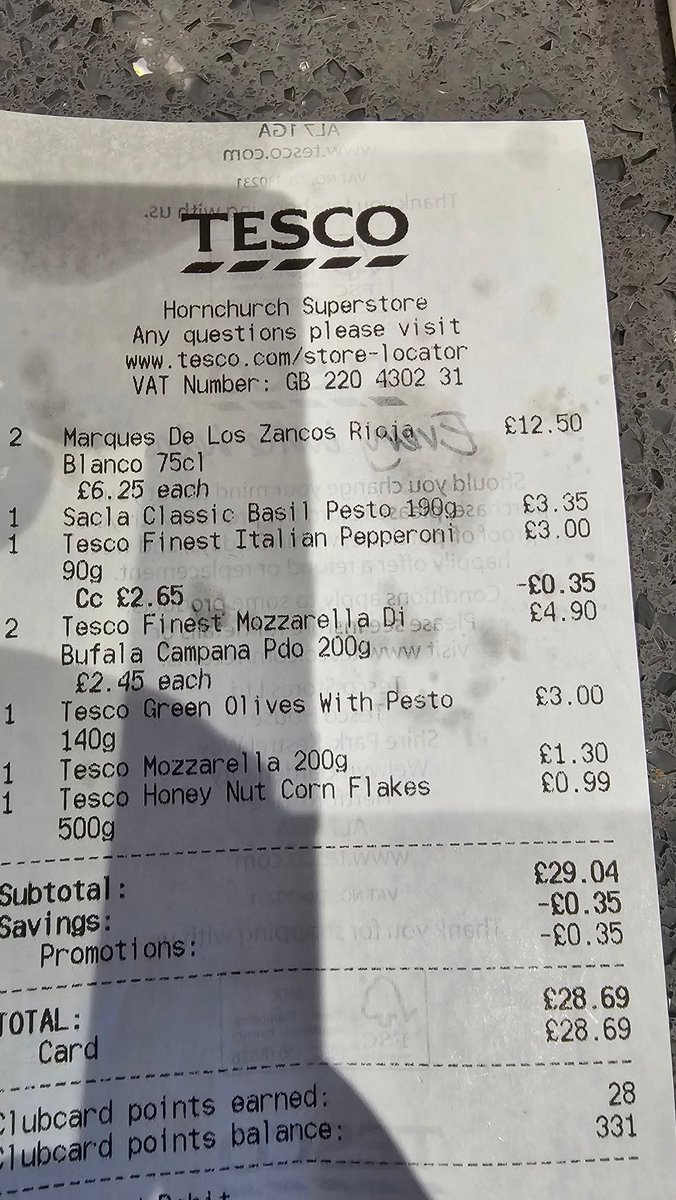 Hello <a href="/Tesco/">Tesco</a> we have just opened the Mozarella Di Bufala from the Tesco Finest range. We appear to be missing a key ingredient, the Mozarella, any ideas where it might be?  #lookingforwardtodinner #nomozzarella.