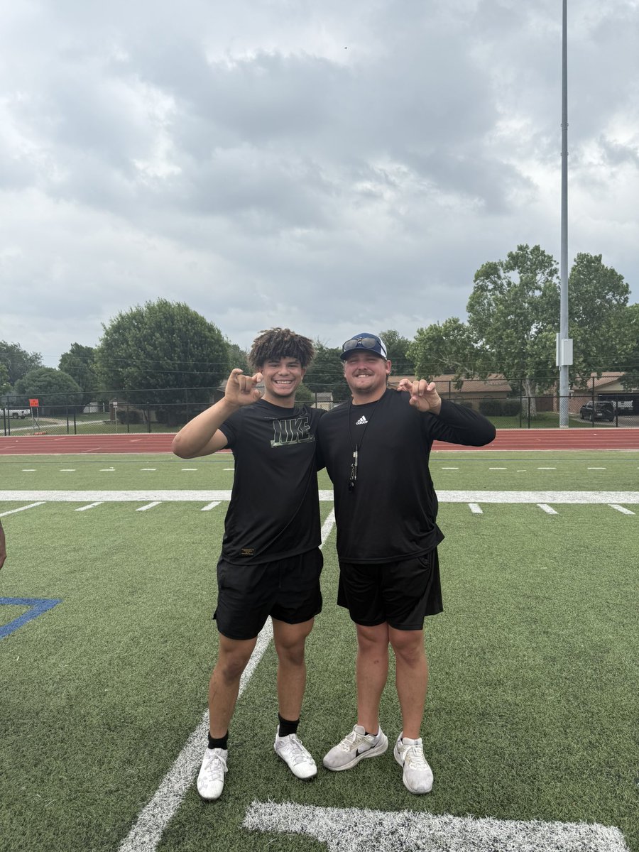 Thank you <a href="/CoachTFallon/">Thomas Fallon</a> for the camp invite — it was a great experience and an honor to work with <a href="/lukelipsey1/">luke lipsey</a>. I appreciate the opportunity! #GoRams <a href="/AngeloState/">Angelo State</a>