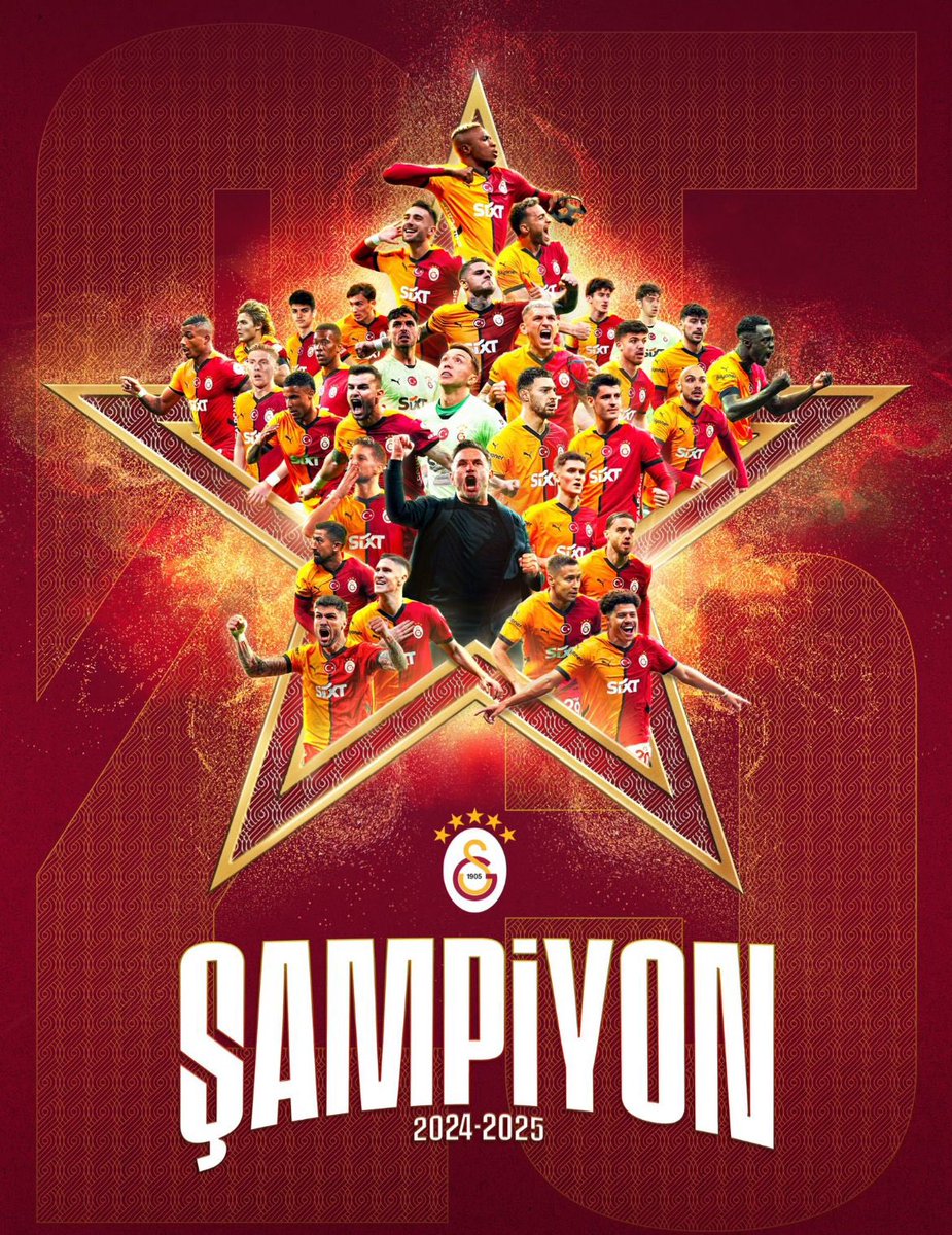 Kenan Aslan (@aslankenan_nl) on Twitter photo 🏆 Bir Galatasaray taraftarı olarak Galatasaray'ın 25. şampiyonluğunu kutluyorum💪
2024-2025 Süper Lig sezonunda 25. şampiyonluğunu kazanan <a href="/GalatasaraySK/">#5YıldızlıŞampiyon ⭐️⭐️⭐️⭐️⭐️</a> 'yı tebrik ederim. Teknik direktör Okan Buruk yönetimindeki ekip, sezon boyunca gösterdiği istikrarlı performansla bu 🏆 Bir Galatasaray taraftarı olarak Galatasaray'ın 25. şampiyonluğunu kutluyorum💪
2024-2025 Süper Lig sezonunda 25. şampiyonluğunu kazanan <a href="/GalatasaraySK/">#5YıldızlıŞampiyon ⭐️⭐️⭐️⭐️⭐️</a> 'yı tebrik ederim. Teknik direktör Okan Buruk yönetimindeki ekip, sezon boyunca gösterdiği istikrarlı performansla bu