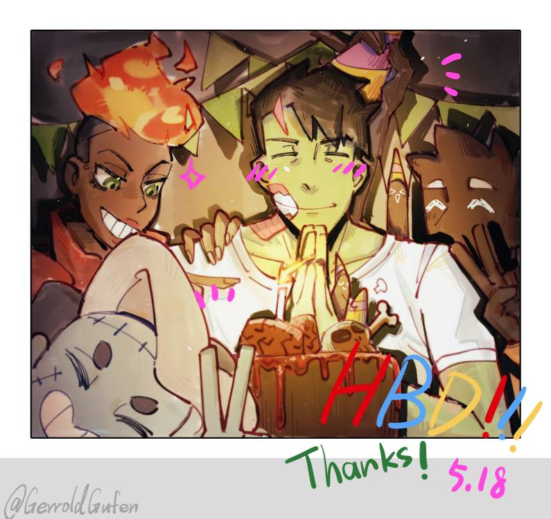 🎂
#monsterprom #monstercamp #monsterroadtrip #monstercon
<a href="/monsterprom/">Monster Con is OUT NOW!</a>