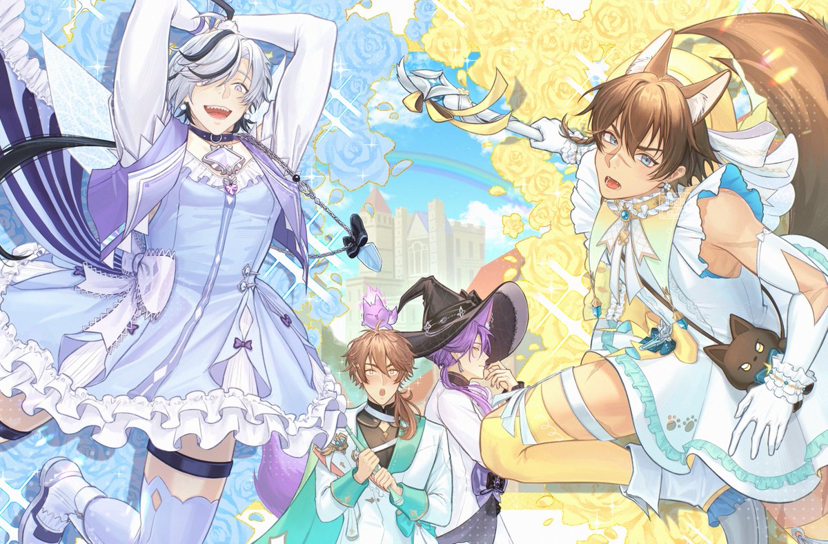 toastylibertea's tweet photo. ✨🩵💜💙🤍✨

#NUcarnival #Eiden #Kuya #Garu #Blade https://t.co/1UVUvExRuG