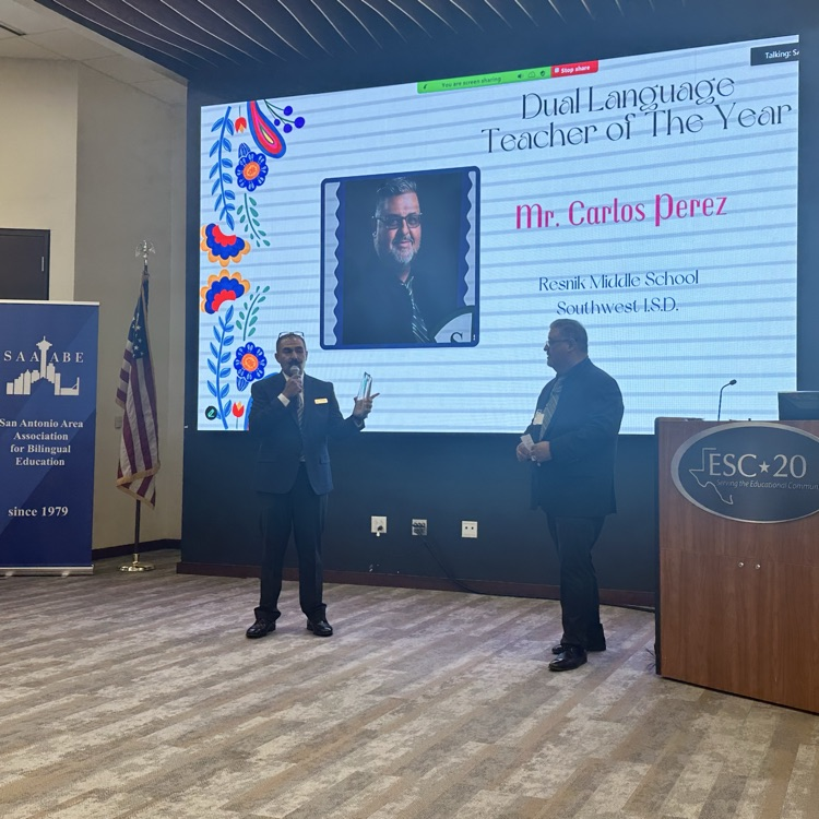 SAAABE teacher of the year!!!!

Once again Mr. Carlos Perez is rockin those awards! 🏆 🛩️ 

Another ine in the books for Mr. C. Perez!  We are so proud to call you a JET!