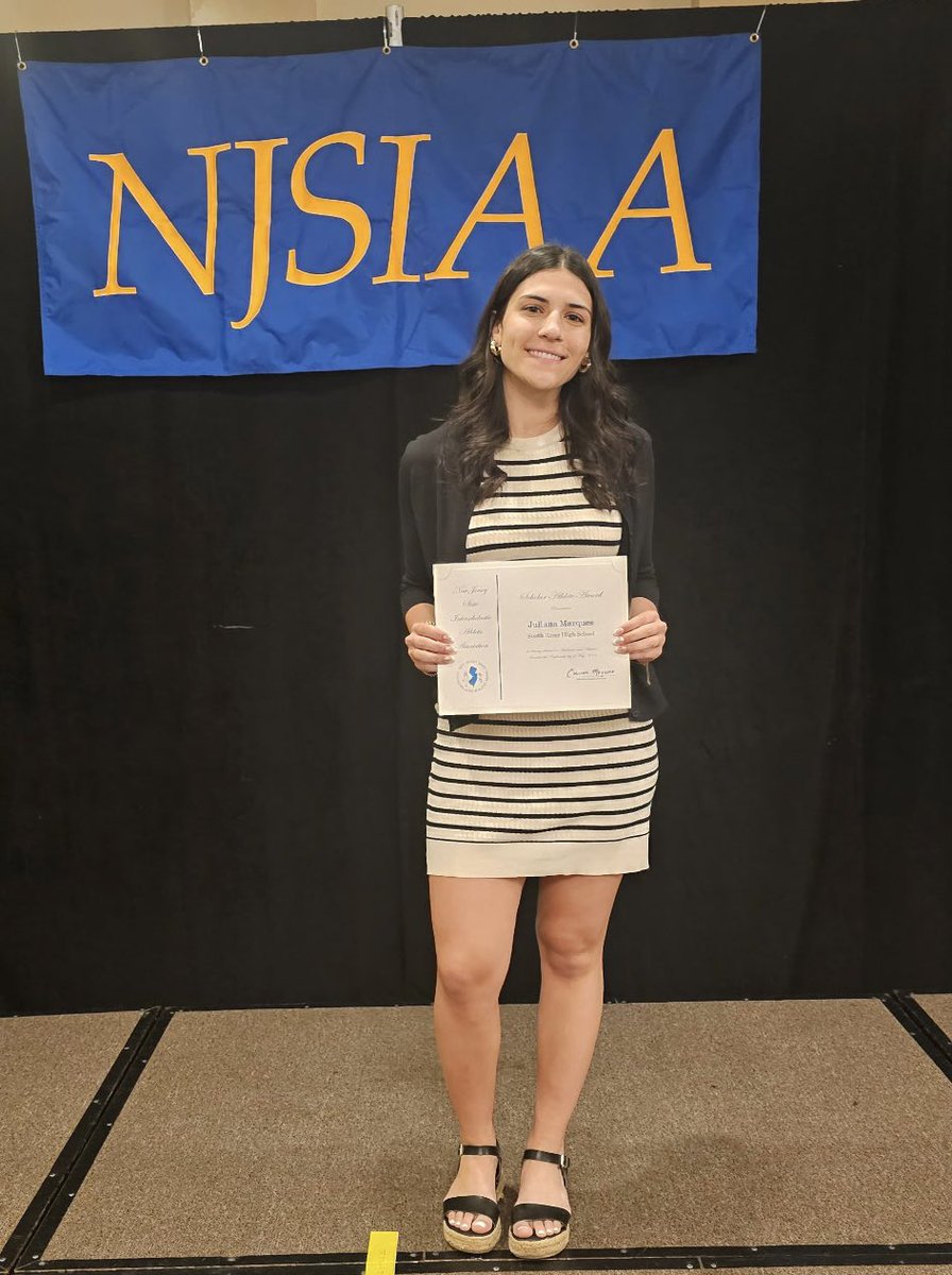 Congratulations to senior Juliana Marques who represented South River as their NJSIAA Scholar Athlete!!