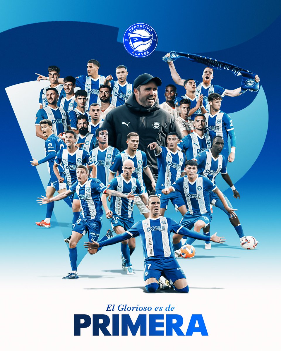 EL GLORIOSO 𝗡𝗨𝗡𝗖𝗔 SE RINDE. EL GLORIOSO ES DE 𝗣𝗥𝗜𝗠𝗘𝗥𝗔.

#GloriosoDePrimera
#AquíNadieSeRinde
#RealValladolidAlavés
#GoazenGlorioso ⚪🔵