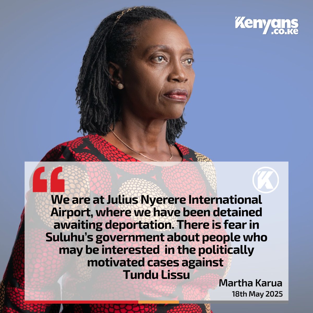 Dear Kenyans 🇰🇪 🙏

One word for President Samia Suluhu?

Repost for Samia Suluhu ✅

Like for Martha Karua ✅

Gachagua Felix Koskei Kikuyus 2007 POV Mateta Sidian Riggy G Karen Wamunyoro Bucharest Freedom