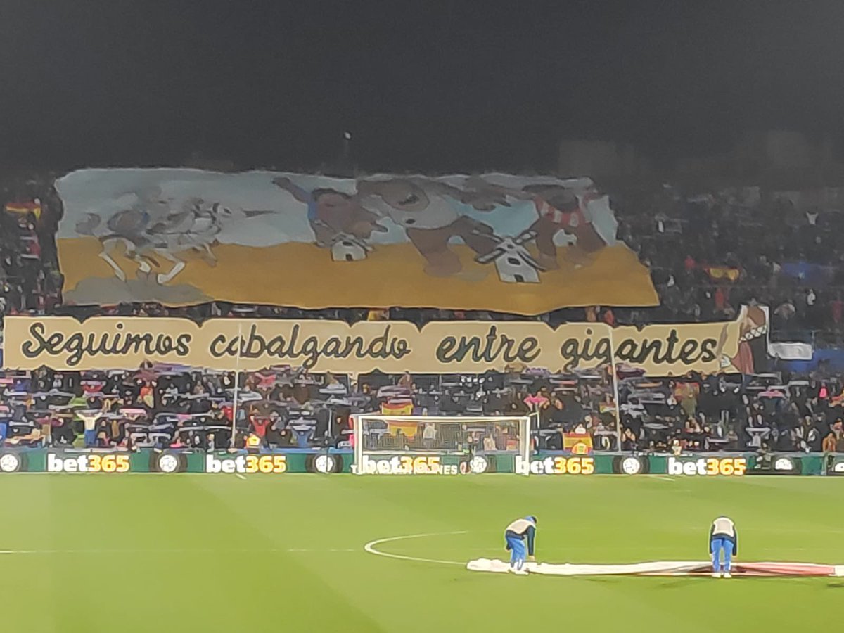 Nuestra razón de vivir. Nuestra razón de morir.

Seguiremos luchando y animando por ti.

¡GETAFE ES DE PRIMERA!