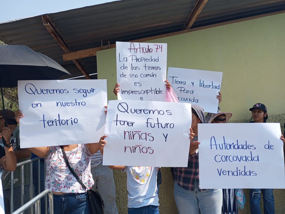 #Corcovada | San Luis Potosí
La comunidad ha sido clara: NO quieren proyecto de minería en su territorio. ¡El ejido exige respeto a las tierras de uso común!
<a href="/PROFEPA_Mx/">PROFEPA</a> 
<a href="/SEMARNAT_mx/">SEMARNAT México</a>