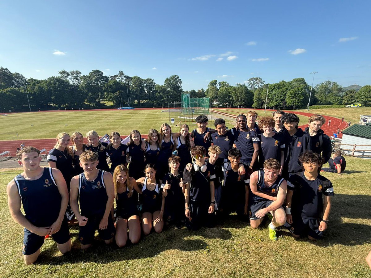 ShrewsSAthletic's tweet photo. An incredible day at the Millfield Grand Prix! Our inter &amp; senior boys and girls teams gave their all, showcasing their talent and determination. Despite some absences, their attitude and effort were truly impressive. Proud of our pupils! https://t.co/l7mwWUy3Yu