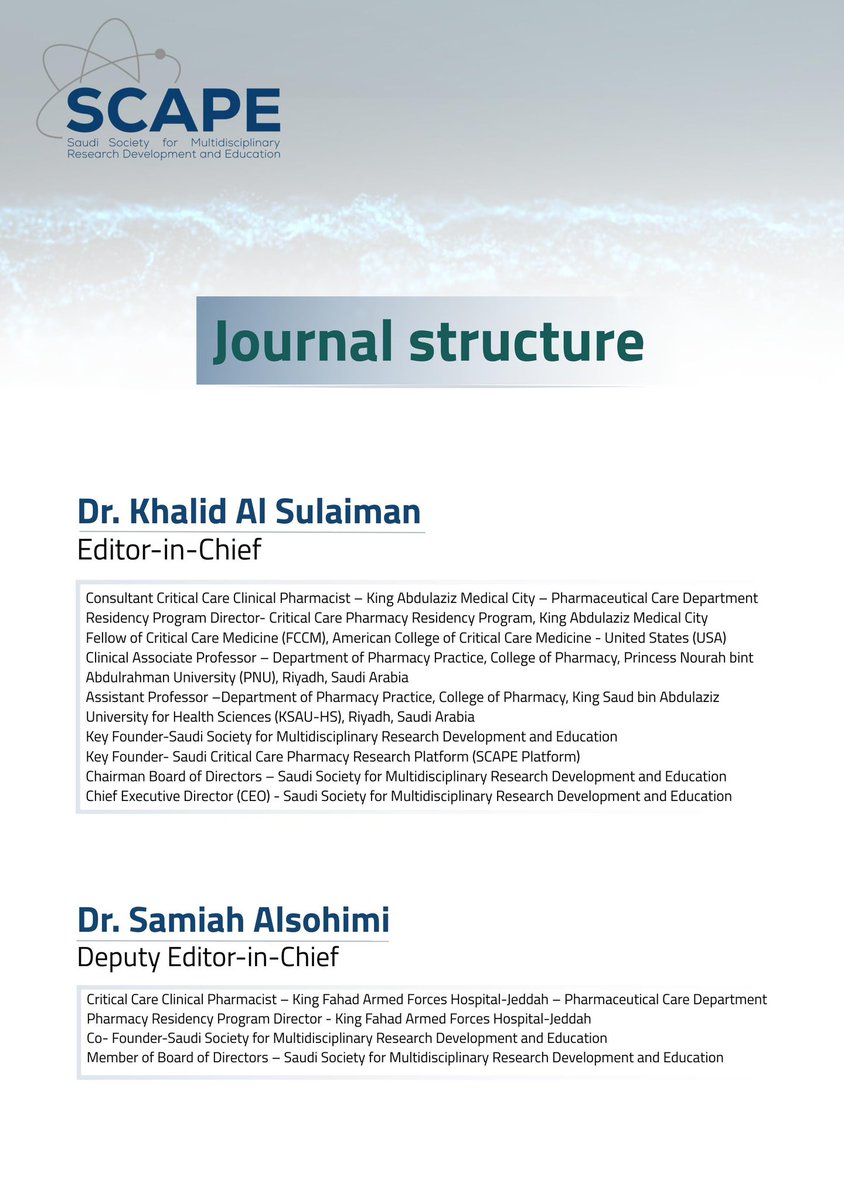 SCAPE Journal for Multidisciplinary Research tweet media