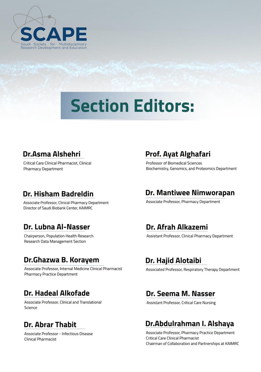 SCAPE Journal for Multidisciplinary Research (@scape_journal) on Twitter photo 