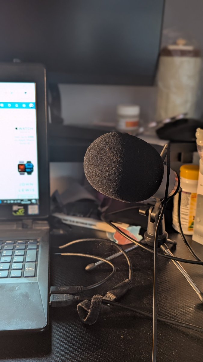 Getting ready to record for <a href="/frametoframepod/">Frame to Frame</a>.