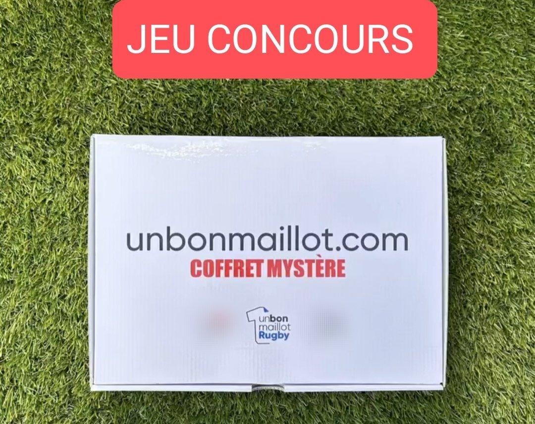 catourneovale (@catourneovale) on Twitter photo 🏉 JEU CONCOURS 🏉
🍇 Pour la 1ere finale de l'UBB en Coupe d'Europe, grand jeu concours pour gagner une box maillot mystère 🔥
Pour participer :
- suivre <a href="/catourneovale/">catourneovale</a> et <a href="/Ubmaillotrugby/">Unbonmaillot Rugby 🏉</a>
- RT ce post et mentionne un ami
Tirage au sort le 25 mai 🍀
#Rugby #UBB #ChampionsCup 🏉 JEU CONCOURS 🏉
🍇 Pour la 1ere finale de l'UBB en Coupe d'Europe, grand jeu concours pour gagner une box maillot mystère 🔥
Pour participer :
- suivre <a href="/catourneovale/">catourneovale</a> et <a href="/Ubmaillotrugby/">Unbonmaillot Rugby 🏉</a>
- RT ce post et mentionne un ami
Tirage au sort le 25 mai 🍀
#Rugby #UBB #ChampionsCup
