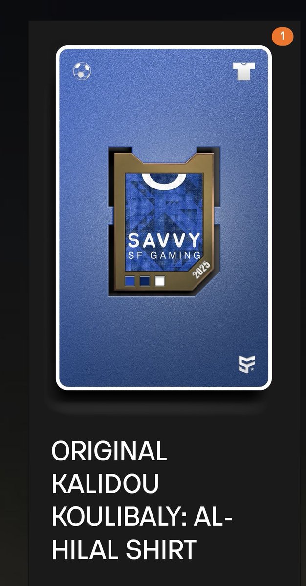 _frasera_'s tweet photo. Exactly what I hoped for - Original Koulibaly Al-Hilal shirt to match the signed shirt I won in @SportFaction discord 😀  #jointhefaction https://t.co/AKiBtMdDhO
