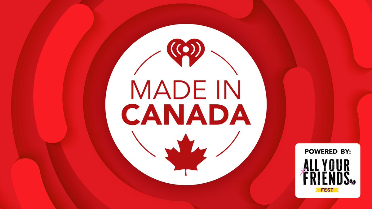 Loud, proud &amp; 100% Canadian! 🔥 MADE IN CANADA is your new fav digital station, playing the best Canadian music, non-stop! 🎶

📲 Download the FREE iHeartRadio app. Tune in now: ihr.fm/43uT1Gy

Powered by <a href="/AYFFest/">All Your Friends Fest</a> , June 28 &amp; 29 ft. Avril Lavigne, Simple Plan and MORE!