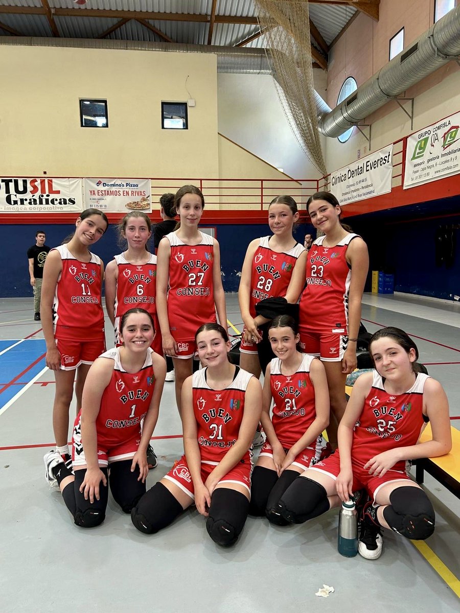 ⁦<a href="/BasketCbc/">Baloncesto Buen Consejo</a>⁩ preinfantil femenino 2012 Uros de Rivas 46 - 27 CBC 
Segundo partido del finde en el que a pesar del resultado jugamos en equipo y practicamos cosas nuevas. Vamos chicas!