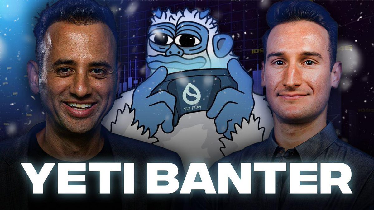 eyezenhour's tweet image. Excited to have the legend @crypto_banter on an 𝕏 Space tomorrow to chat about @SuiNetwork's growth and everyone's favorite Yeti 🥶🎙️

Monday, May 19th @ 11am EDT (UTC -4) ⤵️
x.com/i/spaces/1YqKD…