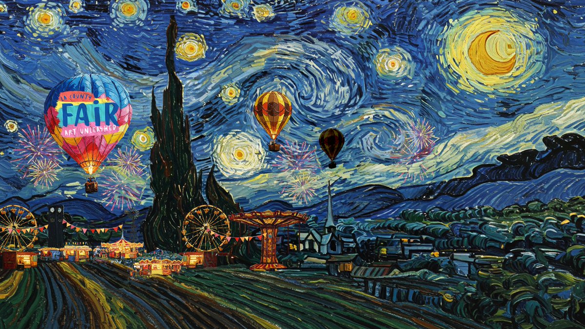 Van Gogh gave us Starry Night... we give you Fairy Night ✨