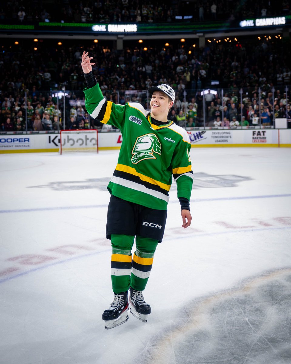 The second most points all-time in OHL Playoffs history 🤠 

60 GP • 32 G • 64 A • 96 PTS

#LeafsForever