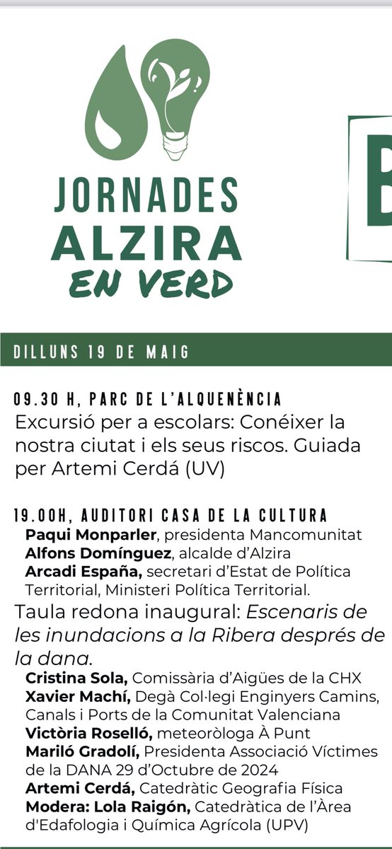 ArtemioCerda's tweet photo. Demà fem una cosa excepcional, necessaria I molt divertida. Amb bicicleta ens anem al Riu Xúquer I a Alzira per explicar geografía i medi ambient.
Alfons Domínguez i jo mateix amb adolescents que canviaran el mon.
Tot un repte!! Us conte demà.
#alzira #xuquer #mediambient https://t.co/yiwNjRb1Ec