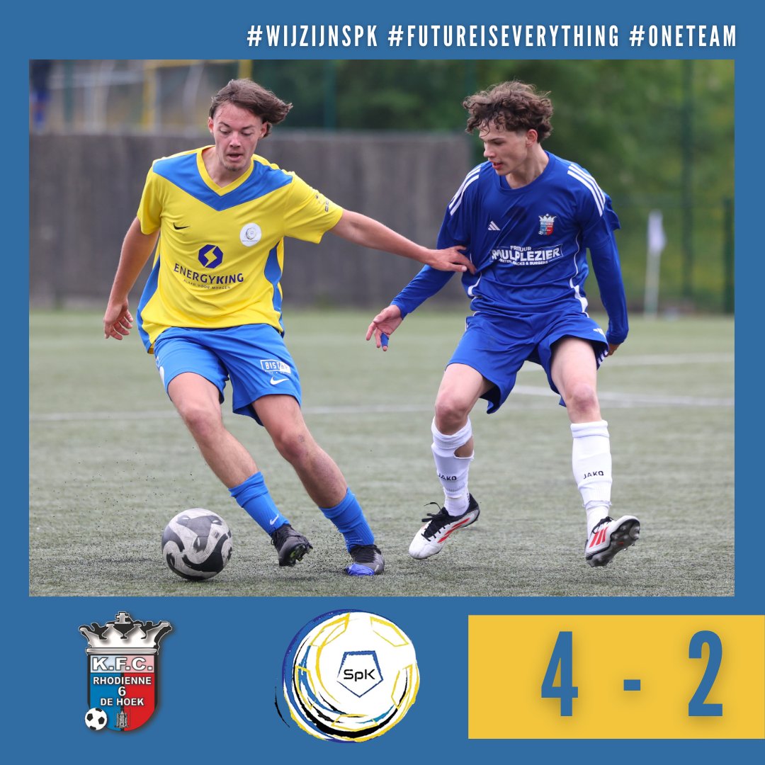 Futures geven partij uit handen in acht minuten

FC Rhodienne-De Hoek B 4
SpK Futures 2

• Onze Futures hebben, ondanks een 1-2 voorsprong halfweg, met 4-2 verloren op het veld van...

facebook.com/sportingkampen…

#wijzijnSpK #futureiseverything #oneteam #daarisem #eindronde
