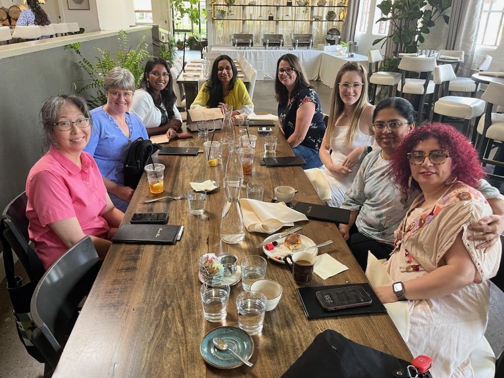 BojarskiLauren's tweet image. #Wellbeing is having a culture of psychological safety to celebrate your colleagues and friends 🩵💙 happy baby shower Dr Ali! 🥳