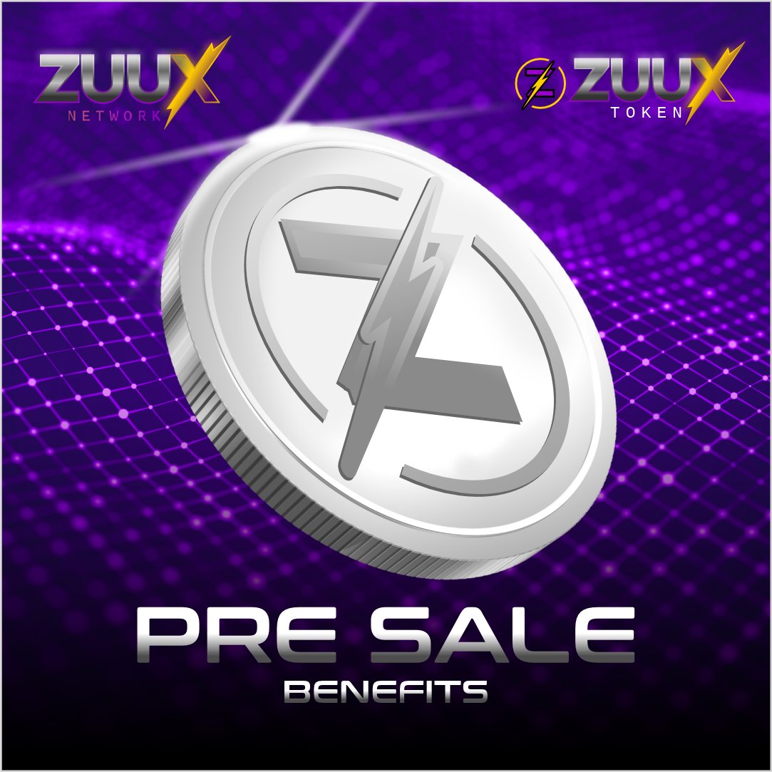 🚀 The ZUUX token PRESALE has begun!
And you can be part of the future before anyone else.

🔓 Benefits of joining at this stage:
✅ Exclusive presale price
✅ Early access to ecosystem utilities
✅ Special rewards for early holders
✅ Opportunity to multiply your investment when