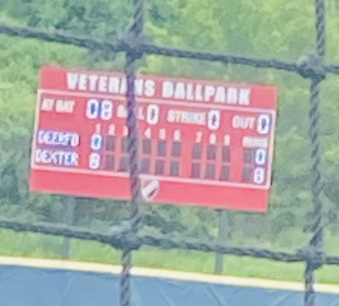 This is ridiculous. Burnsey goes one two three on the mound then we light up there pitcher for 8 runs in the first inning. Gabe with two home runs, one being a grand slam #notta Danny works wonders.