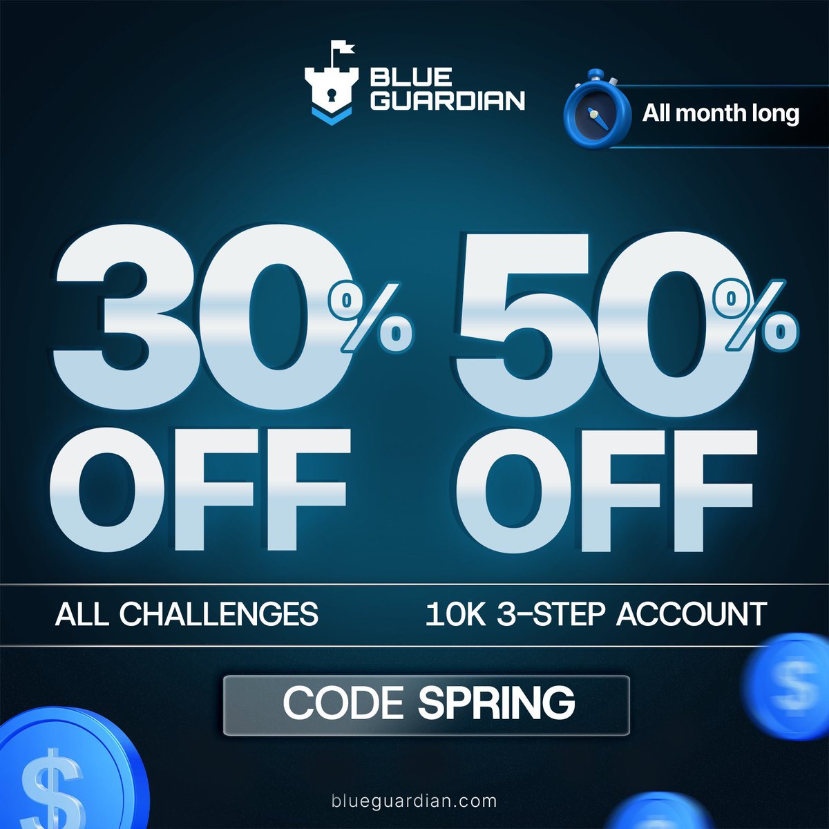 P⭕️larity 유 (@tpwithpolarity) on Twitter photo $50,000 Funded Challenge Giveaway
5 x 10,000 accounts
Follow: <a href="/TpwithPolarity/">P⭕️larity 유</a> & <a href="/BlueGuardiancom/">Blue Guardian</a>
Like + Repost
Turn on notifications! (mandatory)
Tag 3 Friends
Winners in 72 Hours, LFG🫀 $50,000 Funded Challenge Giveaway
5 x 10,000 accounts
Follow: <a href="/TpwithPolarity/">P⭕️larity 유</a> & <a href="/BlueGuardiancom/">Blue Guardian</a>
Like + Repost
Turn on notifications! (mandatory)
Tag 3 Friends
Winners in 72 Hours, LFG🫀