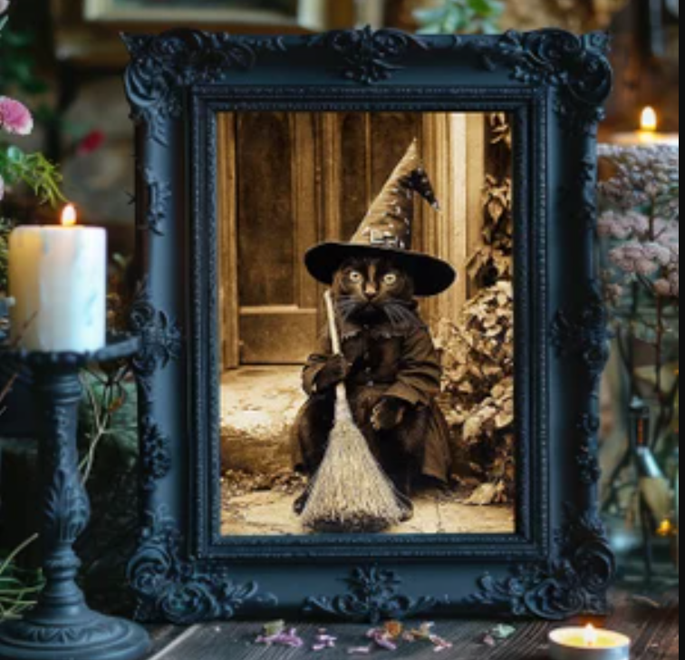 NiftyBuckles's tweet photo. #FolkloreSunday 🐈⬛#Catcharm
Scottish Highland witches burned heather incense & wove black cat hair into sachets to repel wicked faeries. 🧚♂️
In a 17th-century Inverness tale, a witch’s purring cat powered her charm, guarding her home! (The Folklore of Scotland)
#Folkmagic ✨🐈⬛