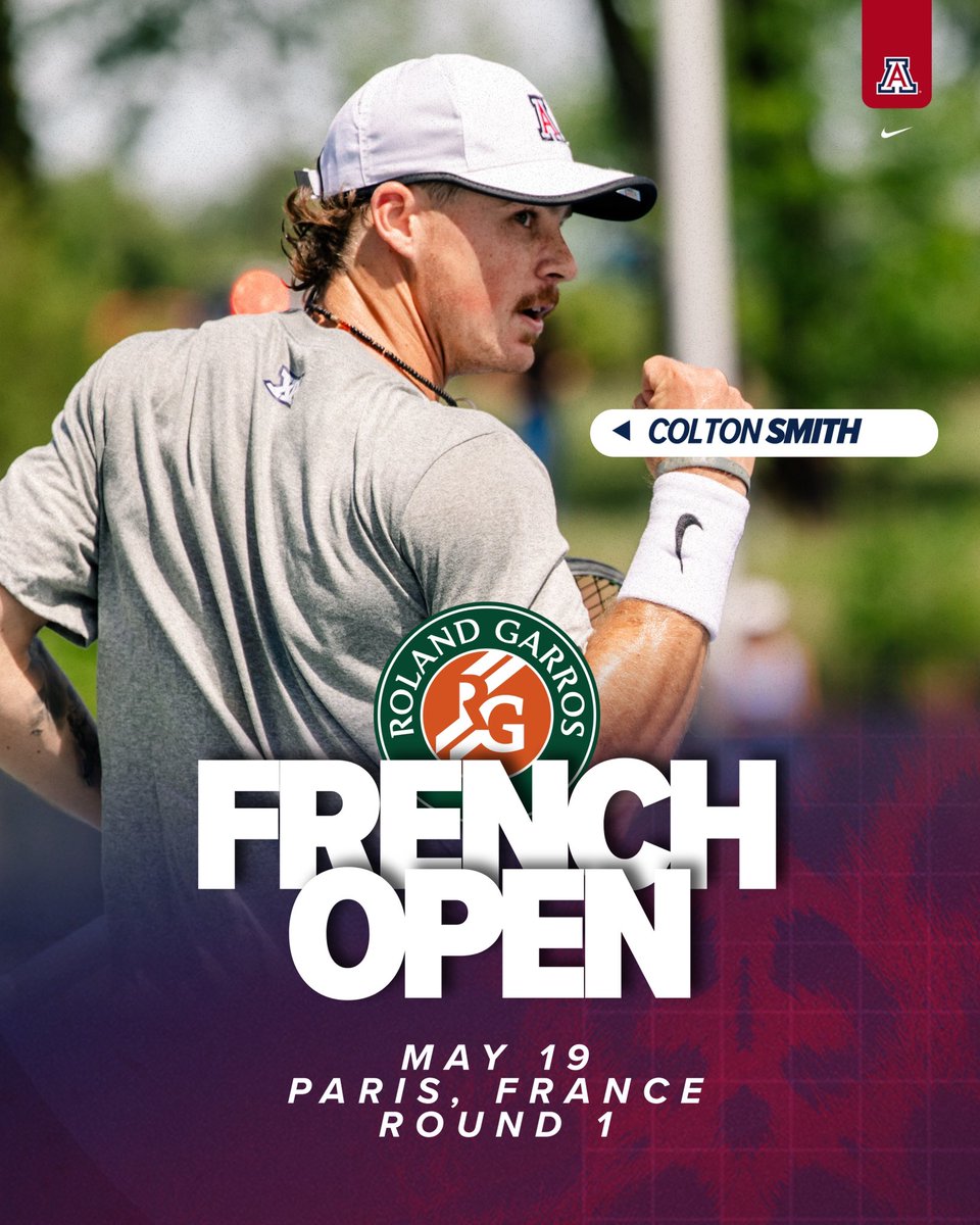He’s built for Grand Slam tennis. 

Good luck to Colton at the French Open this week! 

#ArizonaTennis x #CultureWins