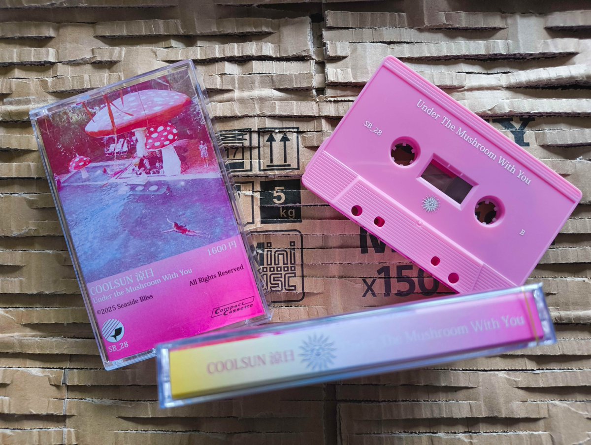 Seaside Bliss 🦀 (@seasid3bliss) on Twitter photo We're giving away one cassette for Under The Mushroom With You by COOLSUN 涼日
One winner will be picked randomly from either this post, or the identical post on bluesky/instagram
Like + RT to participate
seasidebliss.co/album/under-th…
<a href="/rileymiller_tm/">Riley Miller</a>
1/2 We're giving away one cassette for Under The Mushroom With You by COOLSUN 涼日
One winner will be picked randomly from either this post, or the identical post on bluesky/instagram
Like + RT to participate
seasidebliss.co/album/under-th…
<a href="/rileymiller_tm/">Riley Miller</a>
1/2