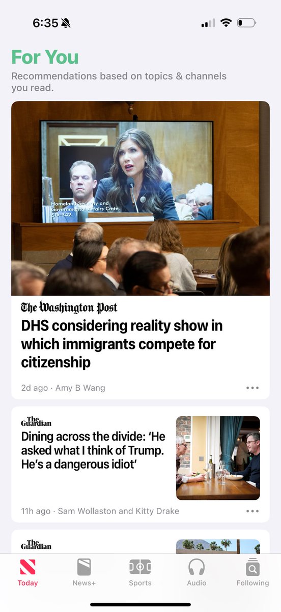 Are we living in “The Running Man” now?  What kind of weapons will they be wielding? How much blood needs to be shed to move on to the next level? <a href="/washingtonpost/">The Washington Post</a> #politics