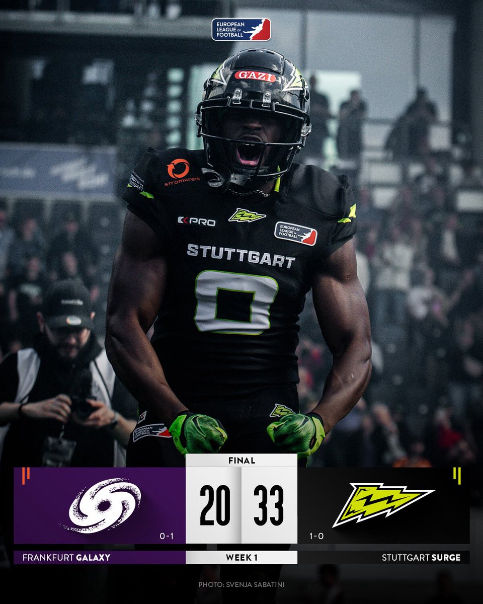 Joe Papermaker (@papermakersarmy) on Twitter photo #Papermaker legend <a href="/ReiGuy4/">Reilly Hennessey</a> & his <a href="/StuttgartSurge/">Stuttgart Surge</a> beat <a href="/FrankfurtGalaxy/">Frankfurt Galaxy</a> 33-20 in the <a href="/ELF_Official/">European League of Football</a> season opener on <a href="/fuboSports/">Fubo Sports</a>
Hennessey had TD runs of 2 & 3 yds & a TD pass of 16 yds
The #Stuttgart Surge take on @ParisMusketeers next week
#PapermakerPride 🏭
Go #Surge⚡️
. #Papermaker legend <a href="/ReiGuy4/">Reilly Hennessey</a> & his <a href="/StuttgartSurge/">Stuttgart Surge</a> beat <a href="/FrankfurtGalaxy/">Frankfurt Galaxy</a> 33-20 in the <a href="/ELF_Official/">European League of Football</a> season opener on <a href="/fuboSports/">Fubo Sports</a>
Hennessey had TD runs of 2 & 3 yds & a TD pass of 16 yds
The #Stuttgart Surge take on @ParisMusketeers next week
#PapermakerPride 🏭
Go #Surge⚡️
.