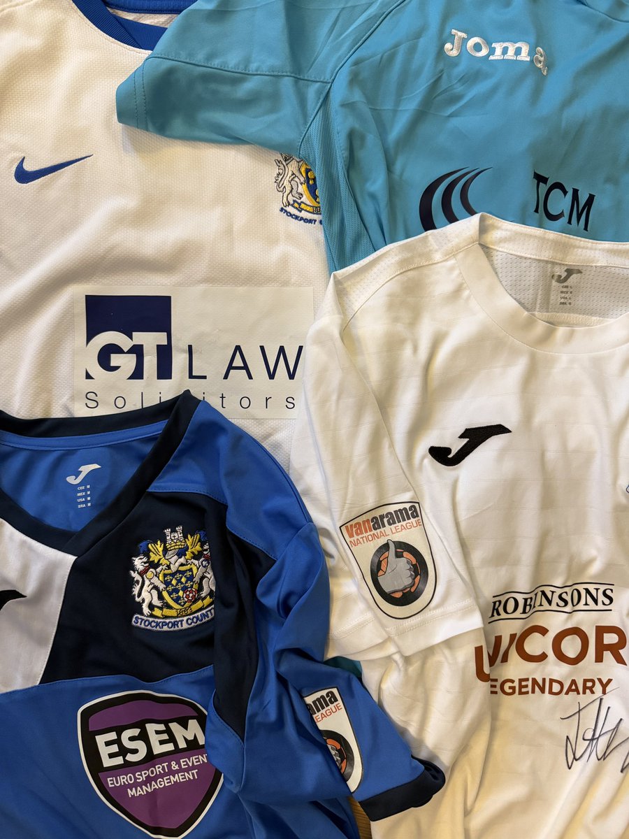Some match worn Blue Sq and Vanarama heritage landed into the collection tonight 😮‍💨