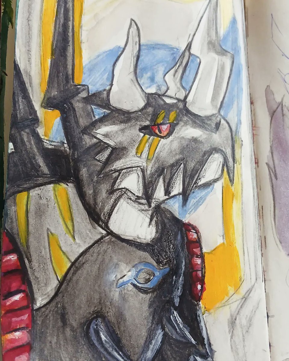 Aketarik's tweet image. Raidramon sketch i did for my daily practices! #digimon #digimonfanart #raidramon