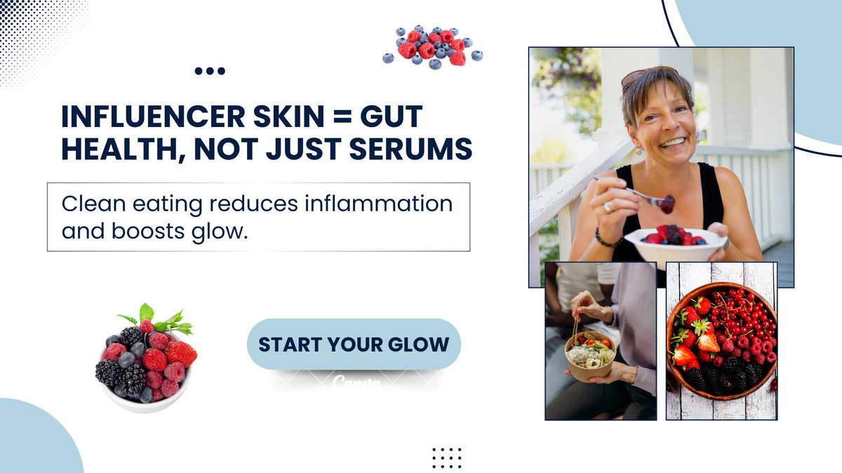 AndrewIskin's tweet photo. Everyone’s chasing “influencer skin” with a shelf full of products. But real glow? It starts in your gut. Anti-inflammatory foods > overpriced creams.

📷 Read the full blog here → https://t.co/2pXnIcPsC1

#SelfCare  #Looksmaxing #RadiantSkin #BeautyHacks #GlowUp  #GlassSkin https://t.co/72YI8FuFBh
