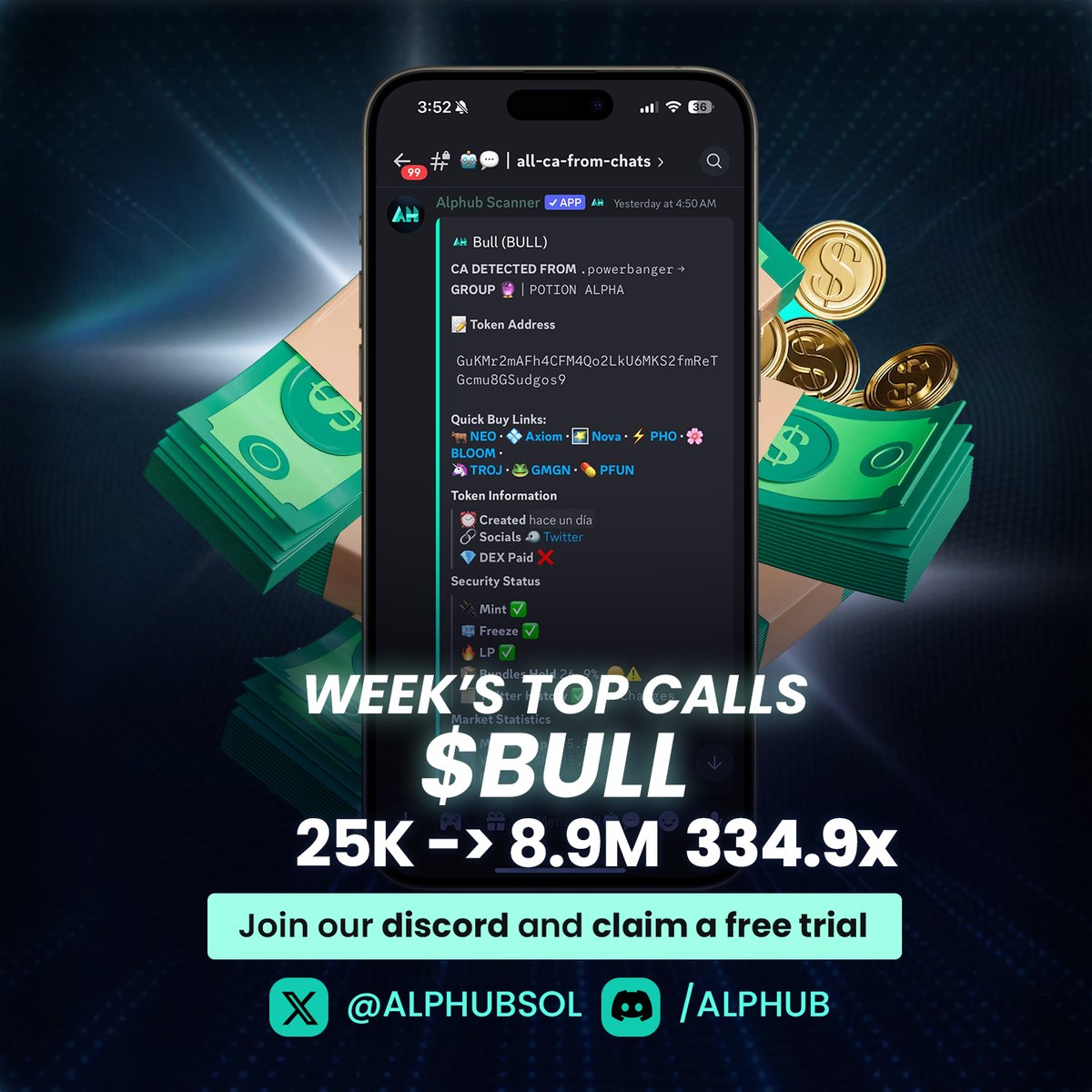 Alphub AIO tweet media