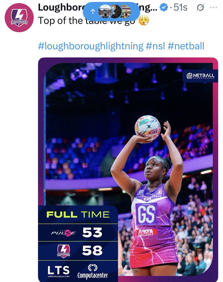 kelly_walker's tweet image. When the math isn’t mathing!  

Is this netball maths? 

Pulse are still top, Lightning are still second same points so placings are on goal difference. 
#NSL2025